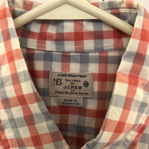 Jcrew Gingham tailored casual shirt - size M - Picture 2 of 2